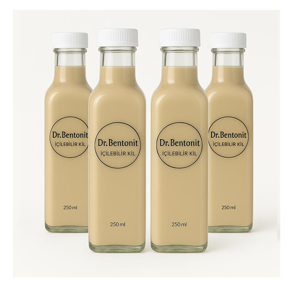 Dr. Bentonit İçilebilir Kil (Cam Şişe 1 Litre)